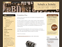 Tablet Screenshot of produktion-plus.de